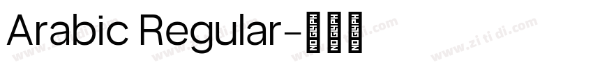 Arabic Regular字体转换 Arabic Regular字体转换